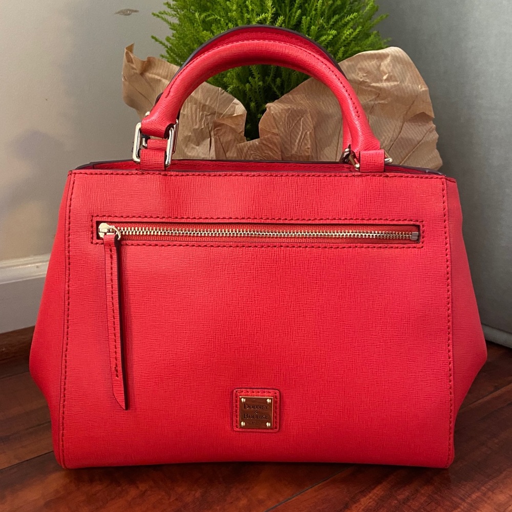 Dooney & Bourke Saffiano Small Zip Satchel